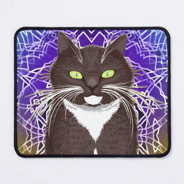 Item preview, Tuxedo cat making biscuits - Cute colourful design for cozy cat lover designed and sold by Scolliecat.