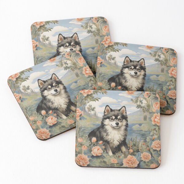 Item preview, Pomsky inspired by Claude Monet designed and sold by bloomandbark.