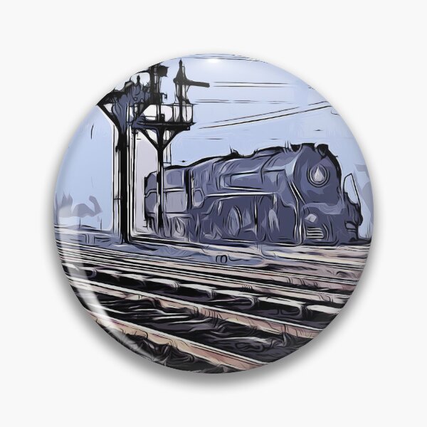 Artikelvorschau, Dampflokomotive passiert Signale in Indien. entworfen und verkauft von Paul Rowland.