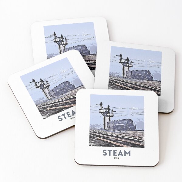 Item preview, Steam Engine passing signals in India. designed and sold by Paul Rowland.