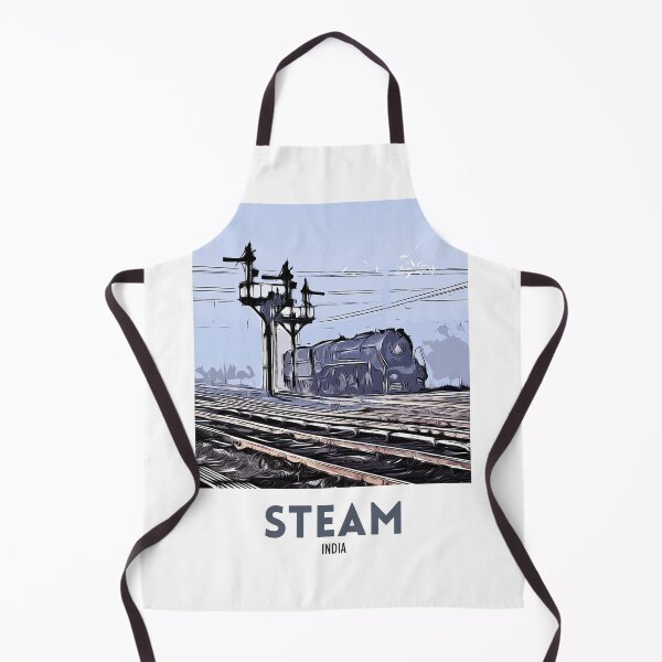 Item preview, Steam Engine passing signals in India. designed and sold by Paul Rowland.