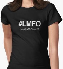 Funny Amputated Missing Finger Amputee Gift Women's Fitted T-Shirt