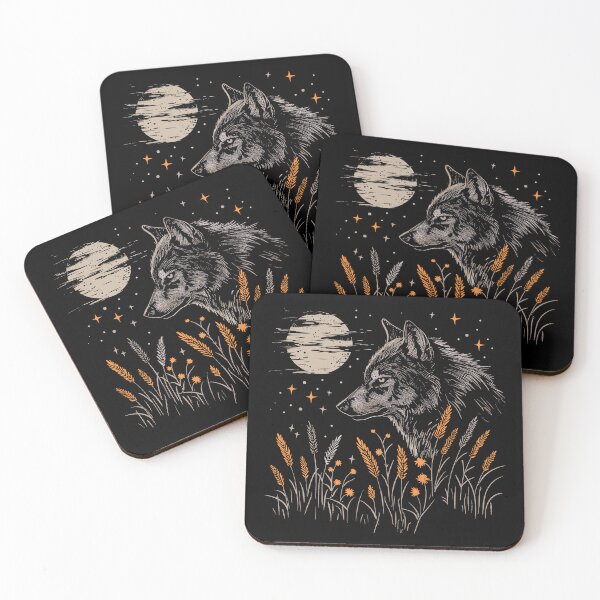 Item preview, Wolf, in the field, Howling at the Moon designed and sold by FloeC.
