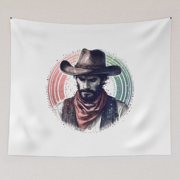 Item preview, Rustic Cowboy Carter Adventure designed and sold by Tw1nsAIArt.