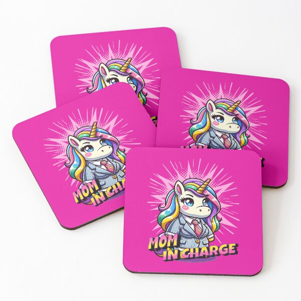 Item preview, Mom In Charge Unicorn designed and sold by RockBeeDesigns.
