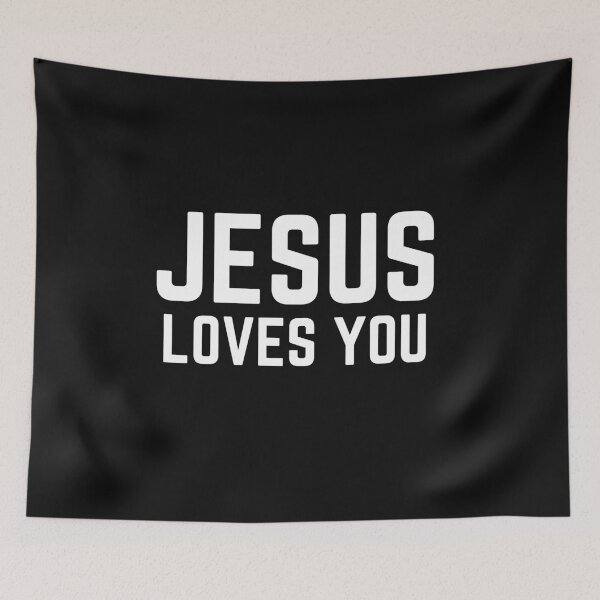 Item preview, Jesus loves you-Christian t- shirt designed and sold by Faithandpattern.