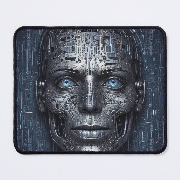 Item preview, Smart AI rock and metal concert design print designed and sold by Anshu3813.