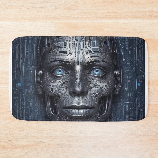 Item preview, Smart AI rock and metal concert design print designed and sold by Anshu3813.
