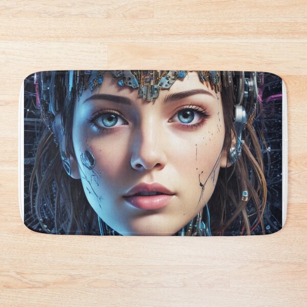 Item preview, Smart AI rock and metal concert design print designed and sold by Anshu3813.