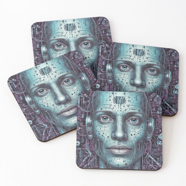Item preview, Smart AI rock and metal concert design print designed and sold by Anshu3813.