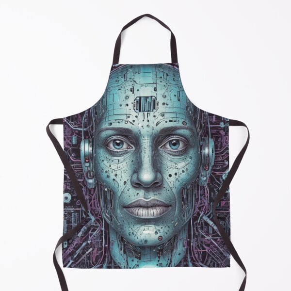 Item preview, Smart AI rock and metal concert design print designed and sold by Anshu3813.