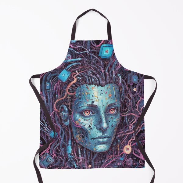 Item preview, Smart AI rock and metal concert design print designed and sold by Anshu3813.