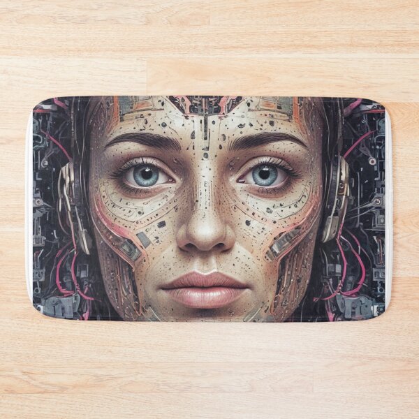Item preview, Smart AI rock and metal concert design print designed and sold by Anshu3813.