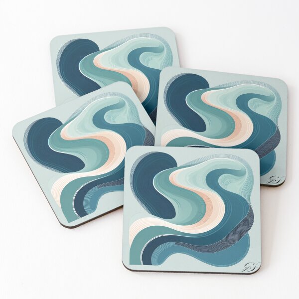 Item preview, Aqua Flow designed and sold by Inkbourne Studio.