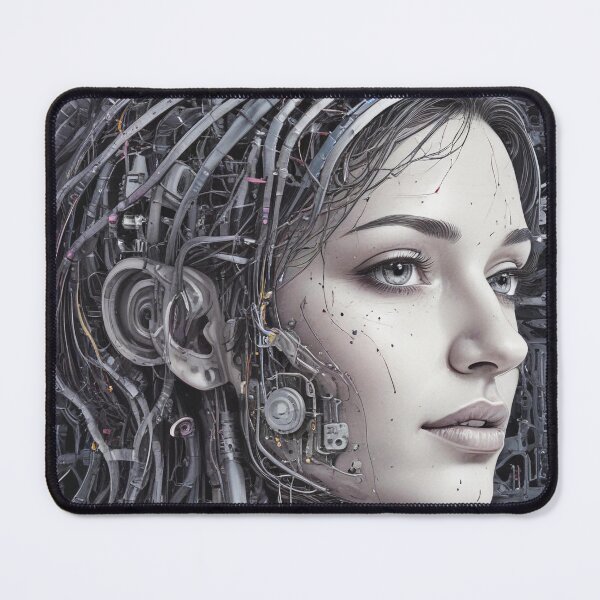 Item preview, Smart AI rock and metal concert design print designed and sold by Anshu3813.