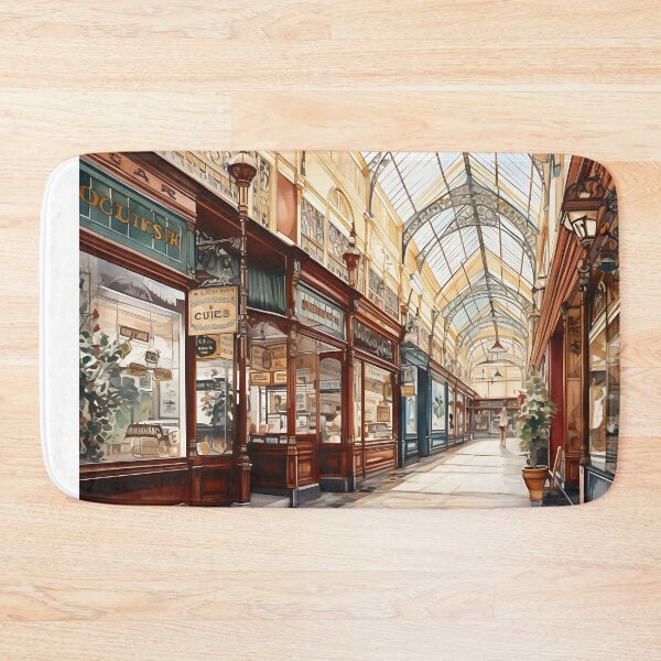 Item preview, Melbourne block arcade, watercolor painting, city landscape, Melbourne souvenir, Australia cityscape, Australia travel designed and sold by SpettacolArte.