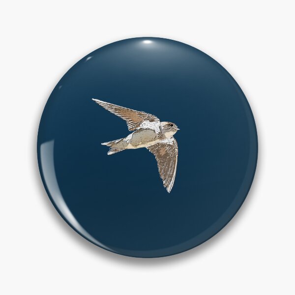 Item preview, Sand Martin Bank Swallow White Alternate Design  designed and sold by designsasstultd.