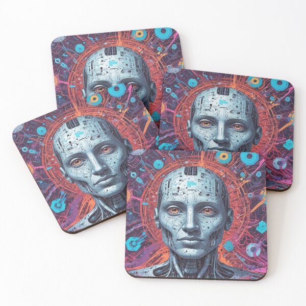 Item preview, Smart AI rock and metal concert design print designed and sold by Anshu3813.