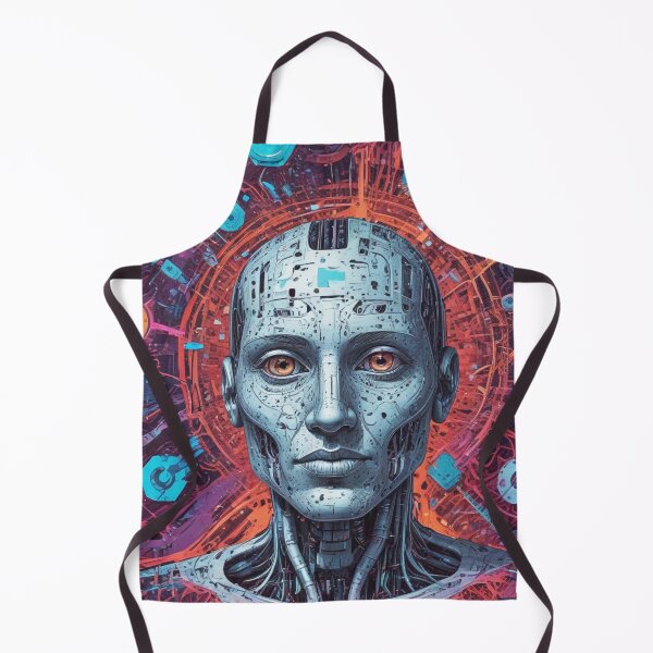 Item preview, Smart AI rock and metal concert design print designed and sold by Anshu3813.