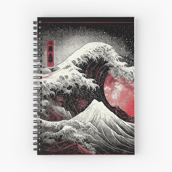 Item preview, The Great Wave of Kanagawa Version/9 designed and sold by Synthwave Poem.