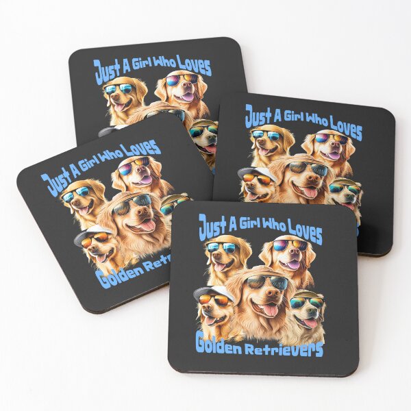 Item preview, Just A Girl Who Loves Golden Retrievers designed and sold by AlienOccupation.