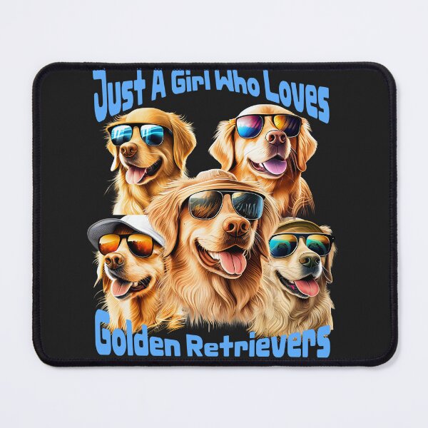 Item preview, Just A Girl Who Loves Golden Retrievers designed and sold by AlienOccupation.