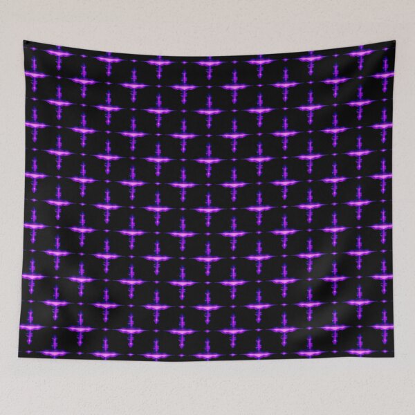 Item preview, Ornate Purple on Black Pattern designed and sold by TheRulerofEarth.