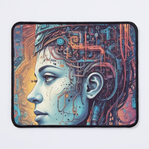 Item preview, Smart AI rock and metal concert design print designed and sold by Anshu3813.