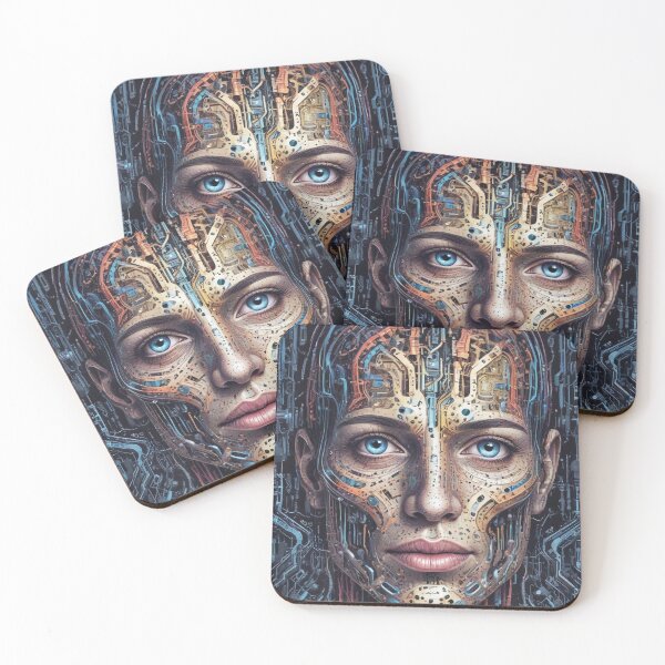 Item preview, Smart AI rock and metal concert design print designed and sold by Anshu3813.