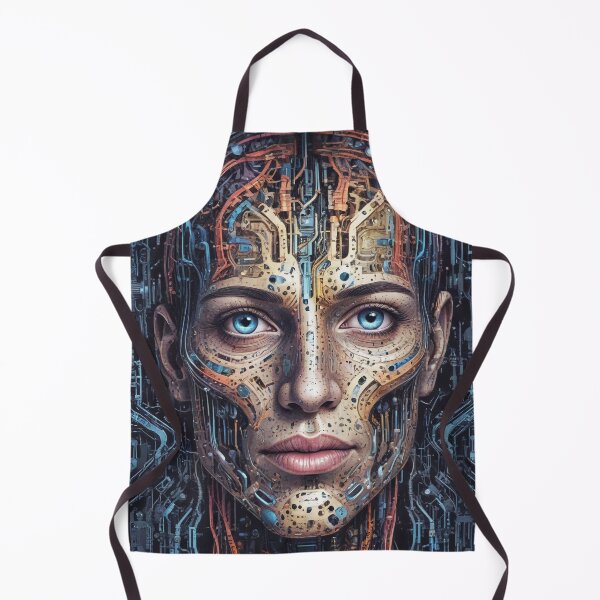Item preview, Smart AI rock and metal concert design print designed and sold by Anshu3813.