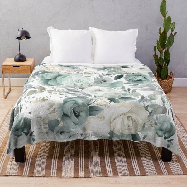 Item preview, Sage Green Floral Pattern designed and sold by Magnuna.