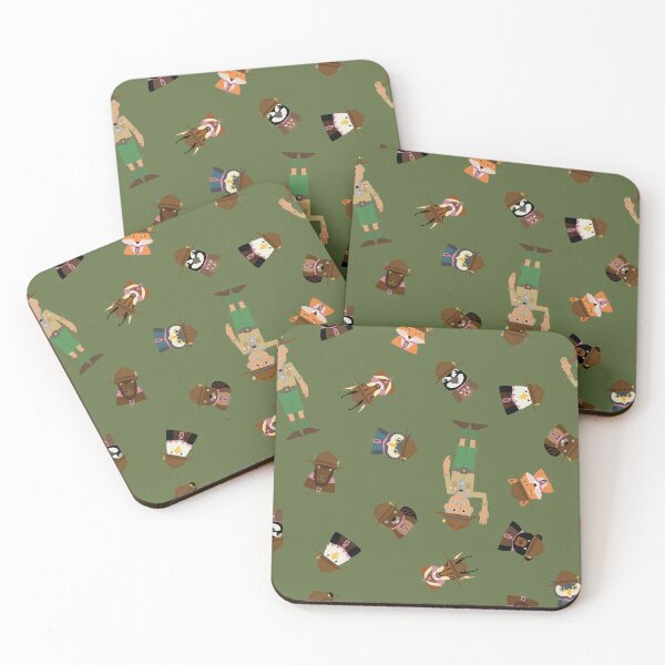 Item preview, Wood Badge Patrol Critters - Baden-Powell Pattern - Olive designed and sold by Tyson Carter.
