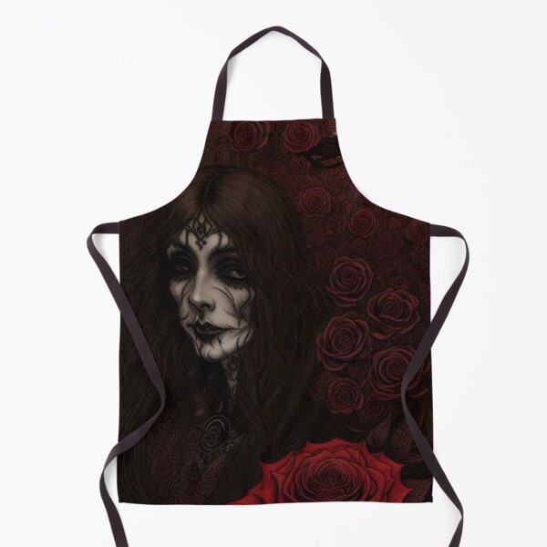 Item preview, Vintage Classic Gothic Girl Roses designed and sold by TheDarkWardrobe.
