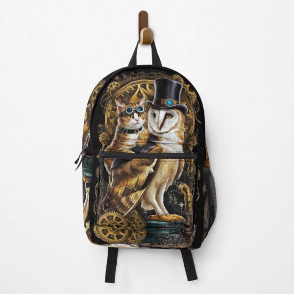 Item preview, Steam punk Owl Steampunk Cat Lover designed and sold by JediKittenWars.