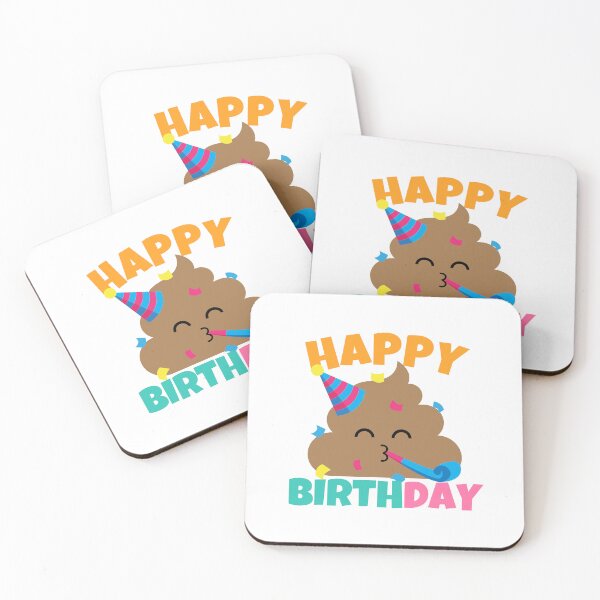 Item preview, Happy Birthday Funny Poop designed and sold by ricricswert.