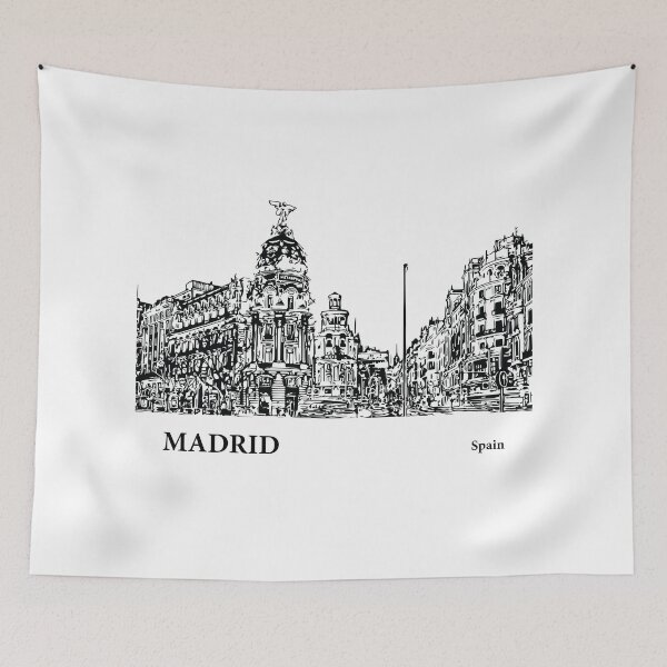Item preview, Madrid Spain designed and sold by Lakeric Cityscapes.