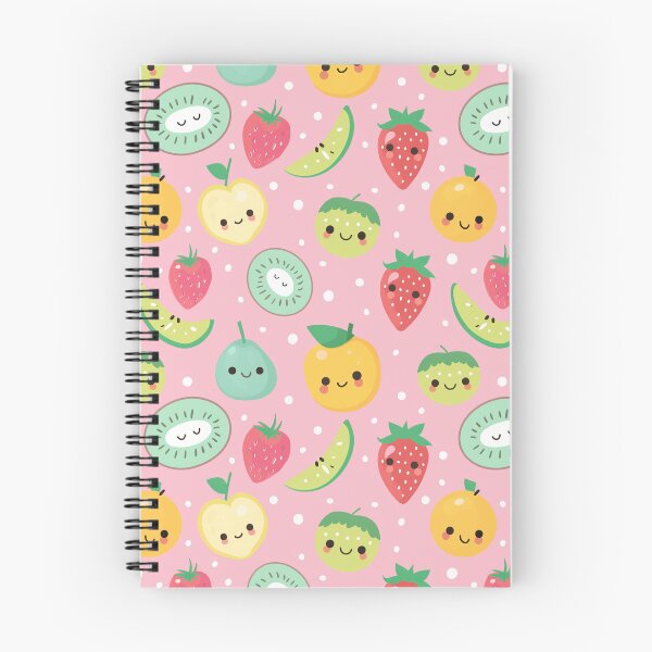 Item preview, pink pastel kawaii anime fruits designed and sold by YuliaHulia.