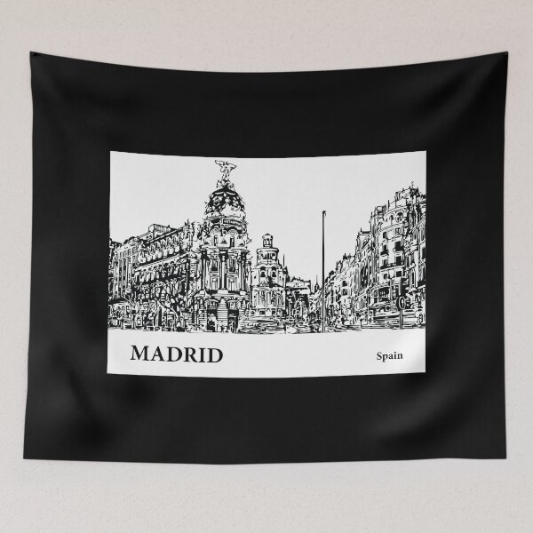 Item preview, Madrid Spain designed and sold by Lakeric Cityscapes.