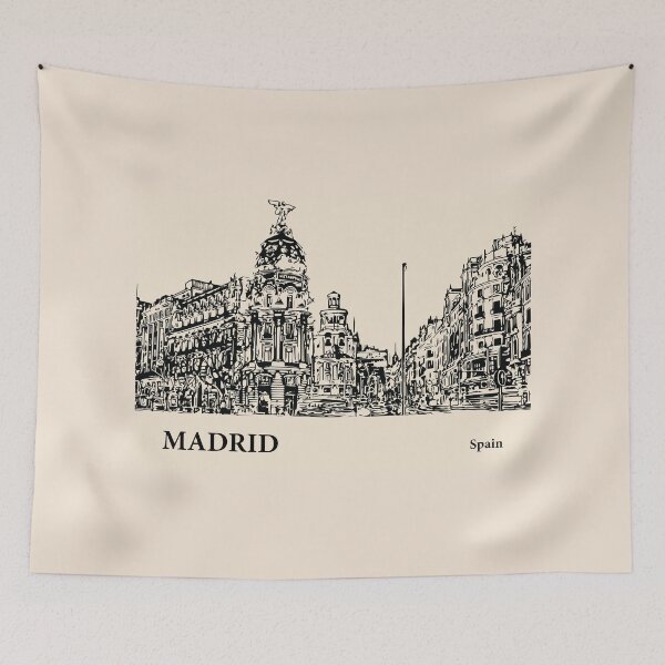 Item preview, Madrid Spain designed and sold by Lakeric Cityscapes.