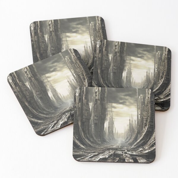 Item preview, Infinite Giger-esque Alien City no.4, Downtown Core designed and sold by Kendall Anderson.