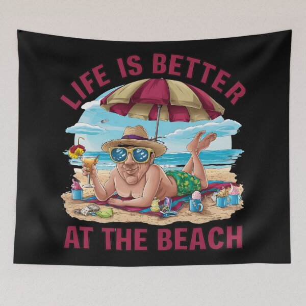 Item preview, Sandy Smiles: Life is Better at the Beach! designed and sold by RebeccaRe.