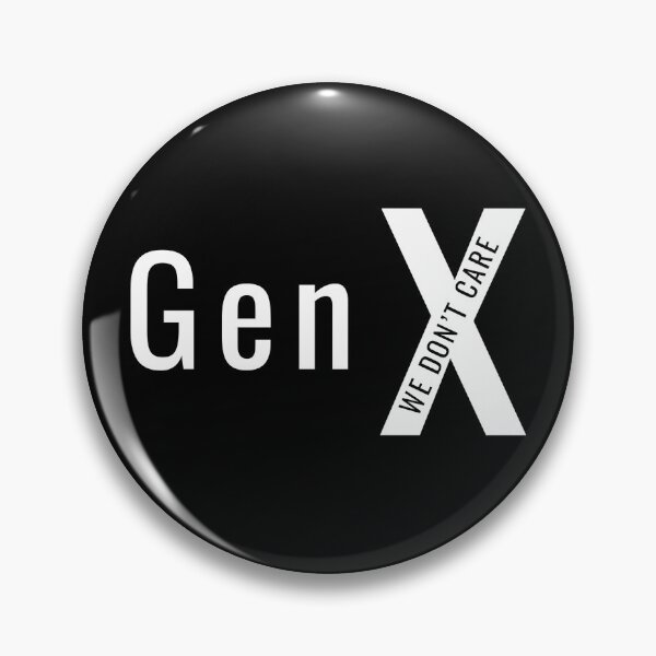 Item preview, Generation X We Don't Care designed and sold by MojaveTradePost.