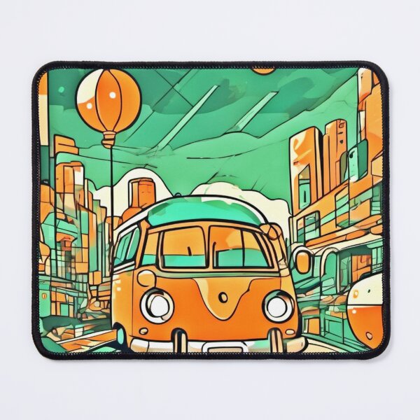 Item preview, Orange & Greenish World Art designed and sold by Health And Fitness Posts e-Store.