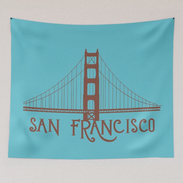 Item preview, Iconic Golden Gate Bridge Illustration designed and sold by BubbleCrumbs.