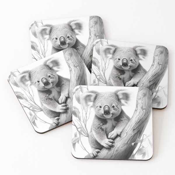 Item preview, Koala pencil drawing designed and sold by Pencil-Art.