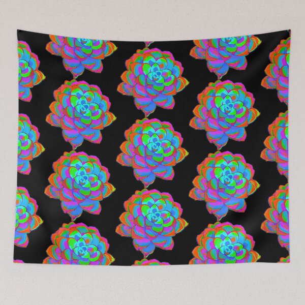 Item preview, Colorful Neon Succulent designed and sold by QueenTheBean.
