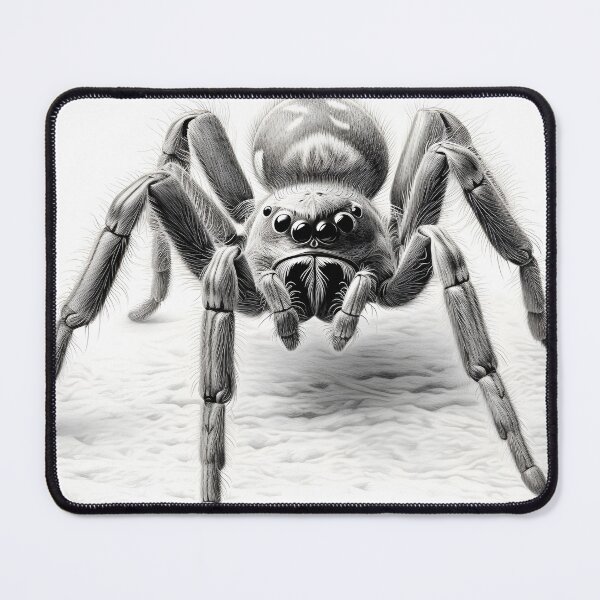 Item preview, Black and white Tarantula pencil drawing designed and sold by Pencil-Art.