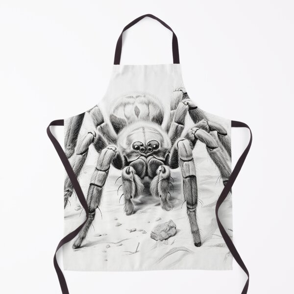 Item preview, Black and white Tarantula pencil drawing designed and sold by Pencil-Art.