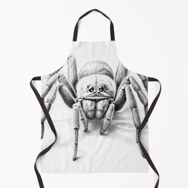 Item preview, Black and white Tarantula pencil drawing designed and sold by Pencil-Art.