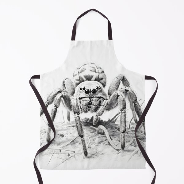 Item preview, Black and white Tarantula pencil drawing designed and sold by Pencil-Art.